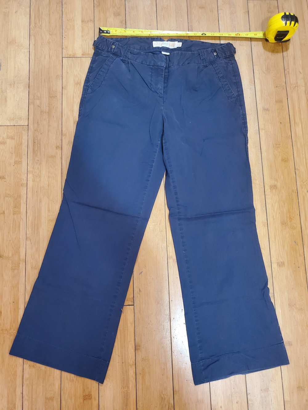 Women’s J. Crew 4short Navy Wide-Leg Pants